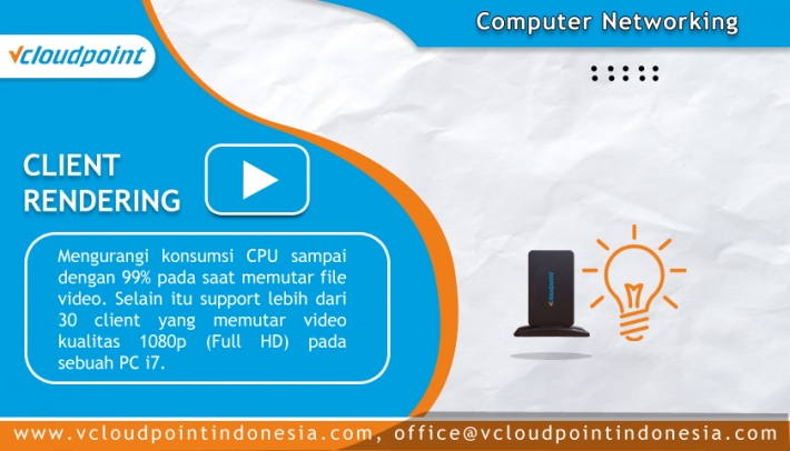 Mengurangi konsumsi CPU sampai dengan 99% pada saat memutar file video